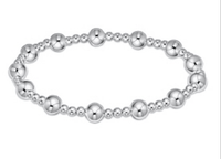 Thumbnail for E Newton Classic Sincerity Pattern Sterling Silver e. newton Designs Bracelets 6 mm