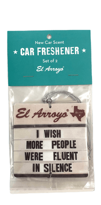 Thumbnail for El Arroyo Car Freshener | Silence El Arroyo car air freshener