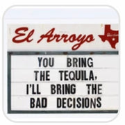 El Arroyo Greeting Card El Arroyo Greeting Card Bad Decisions