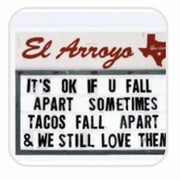 El Arroyo Greeting Card El Arroyo Greeting Card Fall Apart