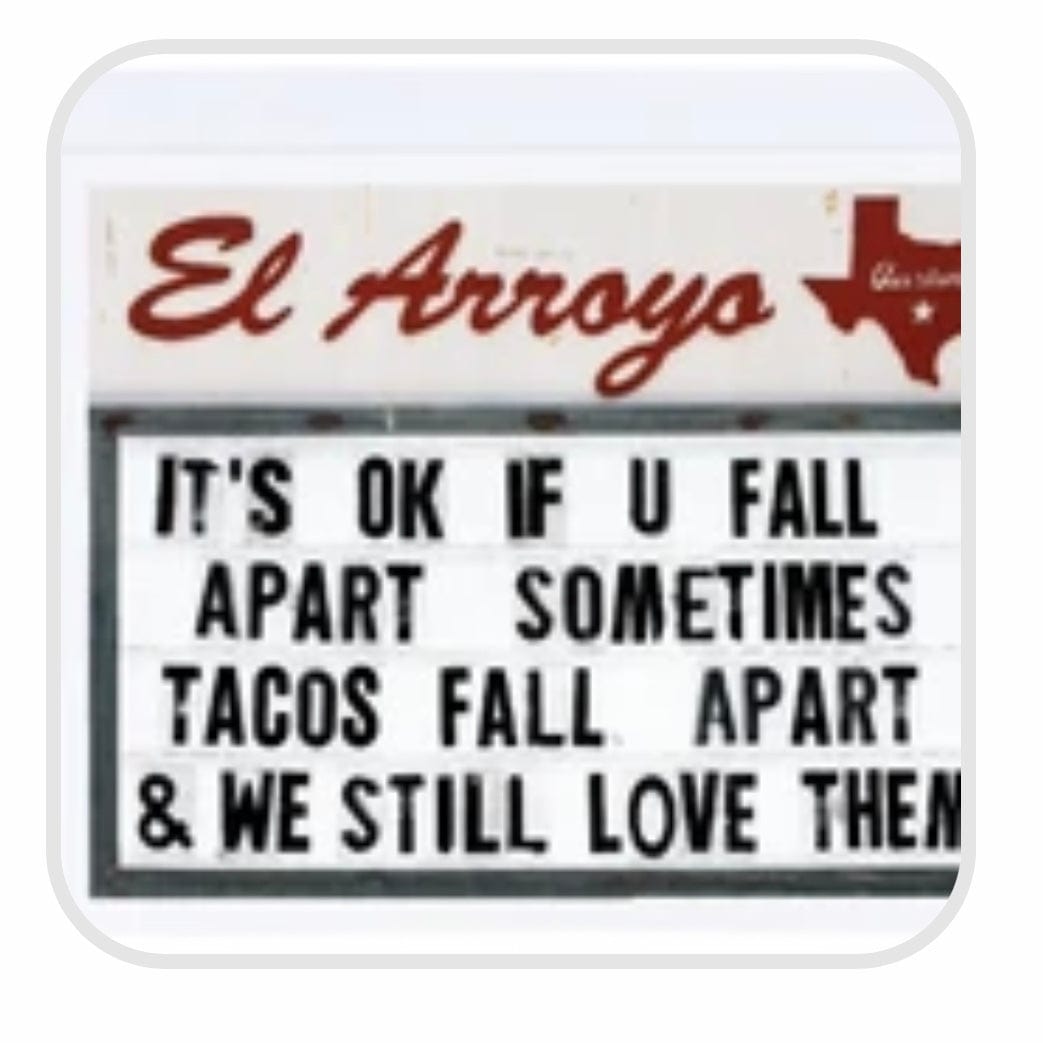 El Arroyo Greeting Card El Arroyo Greeting Card Fall Apart