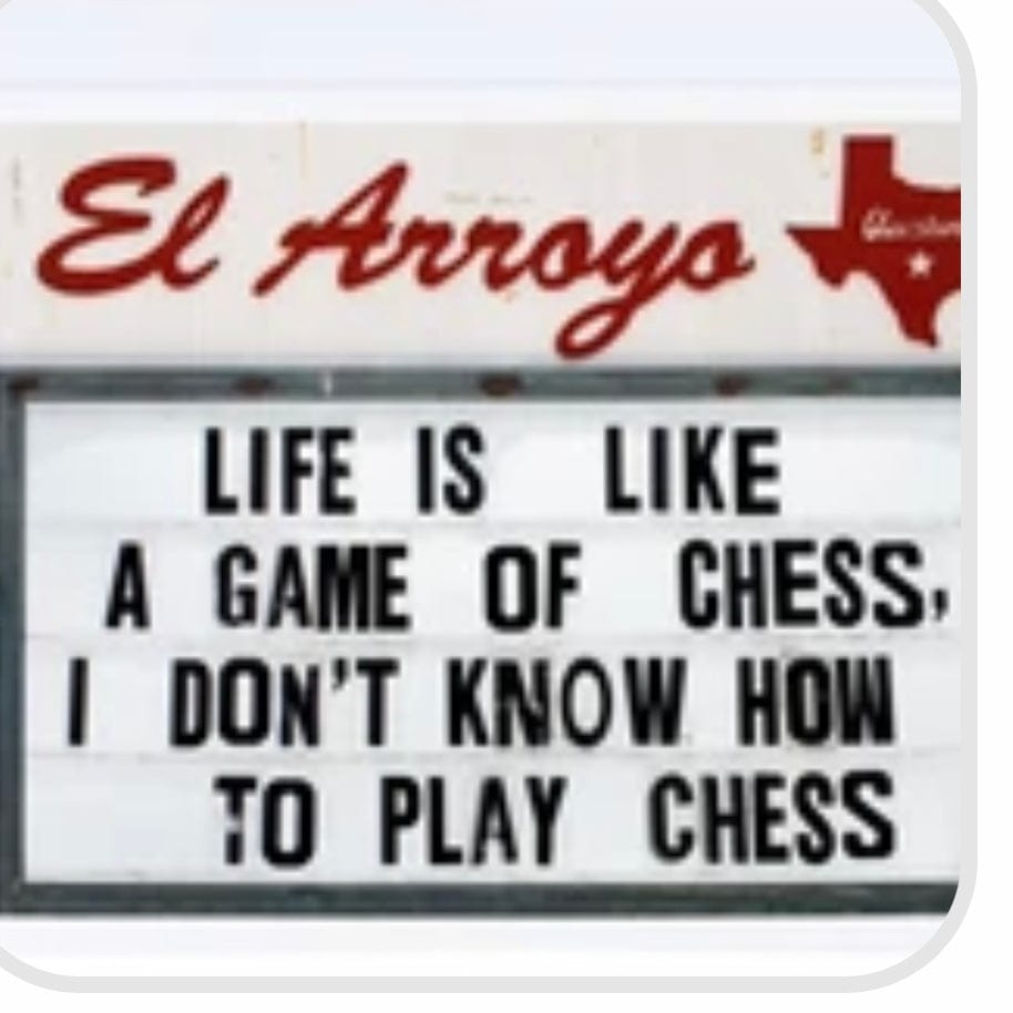 El Arroyo Greeting Card El Arroyo Greeting Card Chess