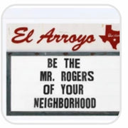 El Arroyo Greeting Card El Arroyo Greeting Card Mr Rogers