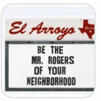 Thumbnail for El Arroyo Greeting Card El Arroyo Greeting Card Mr Rogers