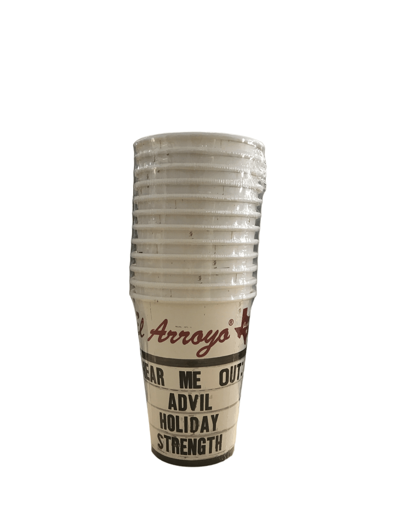 El Arroyo Paper Party Cups El Arroyo Paper Cups Advil