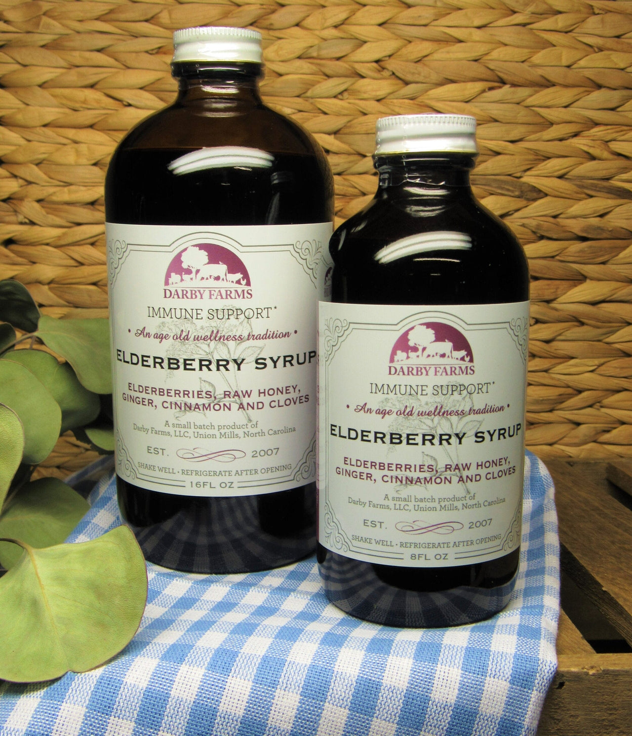 Elderberry Syrup DARBY FARMS 16 OZ