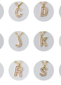Thumbnail for Emma Luxe Initial Necklace Mattie B's Gifts & Apparel