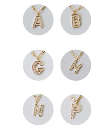 Thumbnail for Emma Luxe Initial Necklace Mattie B's Gifts & Apparel G