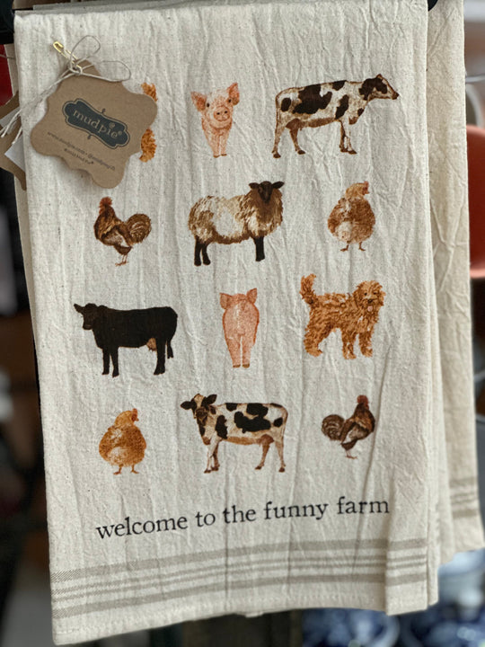 Welcome to the Farm Kitchen Towel