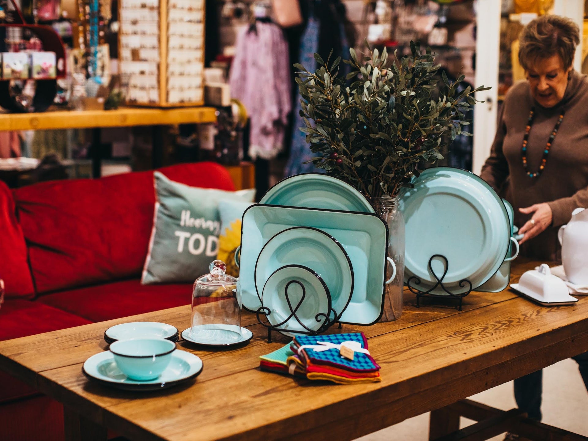 Farmhouse Enamelware Plates Sets of 4 Park Hill Kitchen