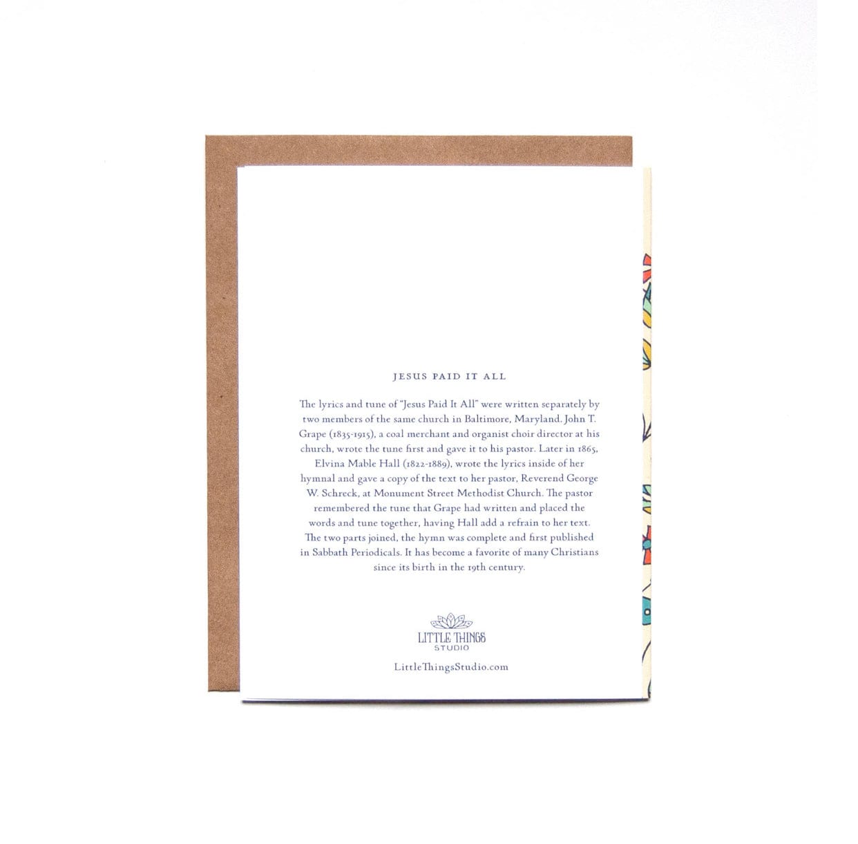 Favorite Hymns Greeting Cards Little Things Studio Greeting Card