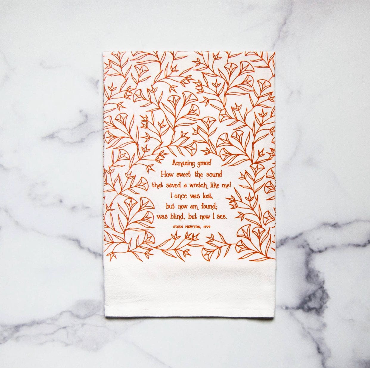 Favorite Hymns Tea Towels Little Things Studio TEA TOWEL Amazing Grace