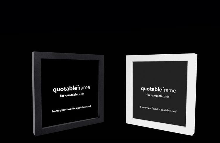 Frames Quotable Frame BLACK