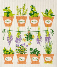 Thumbnail for Fresh Herbs Swedish Cloth Wet-it! Kitchen Towels