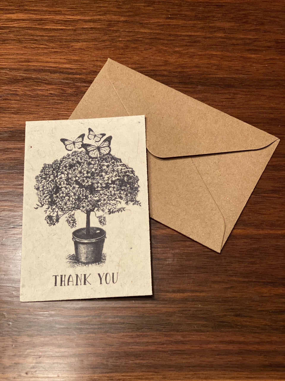 Gift Enclosure Mini Note In the Land of Elsewhere Paper THANK YOU