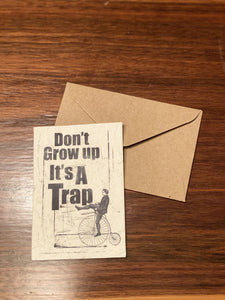 Gift Enclosure Mini Note In the Land of Elsewhere Paper IT'S A TRAP