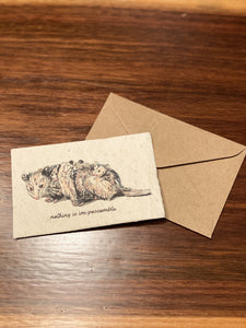 Gift Enclosure Mini Note In the Land of Elsewhere Paper