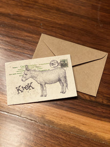 Gift Enclosure Mini Note In the Land of Elsewhere Paper KICK A$$