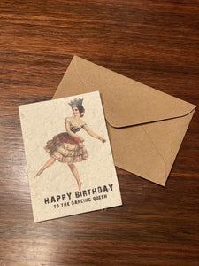 Gift Enclosure Mini Note In the Land of Elsewhere Paper DANCING QUEEN