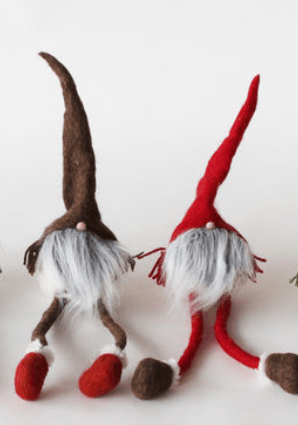 Gnomes with Dangly Legs to Troll You One Hundred 80 Degrees Gnome brown
