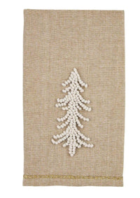 Thumbnail for Gold Chambray Knot Towel - Mud Pie Mud Pie Holiday Tree