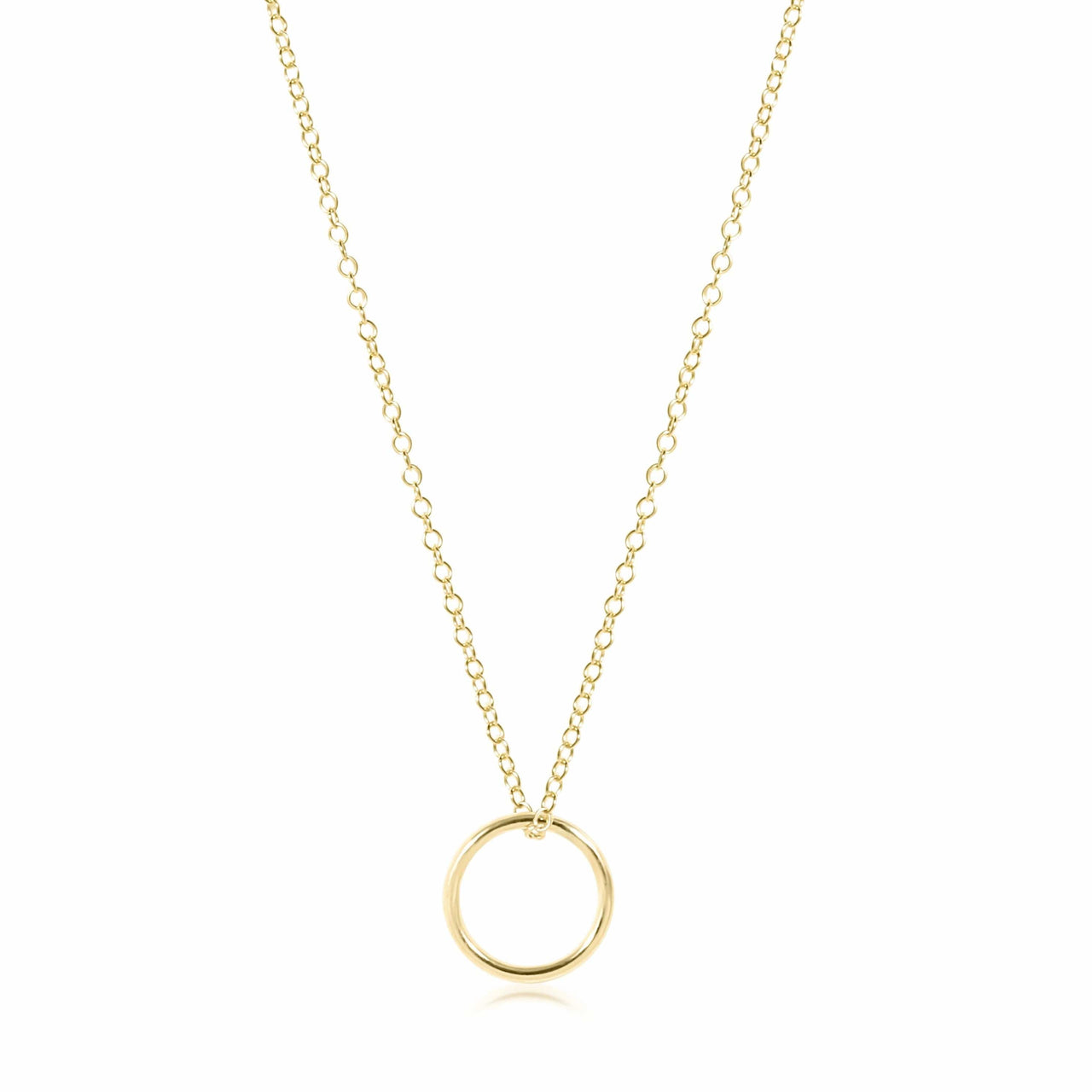 Gold Necklace Halo Charm | e.newton Designs e.newton Designs Necklaces