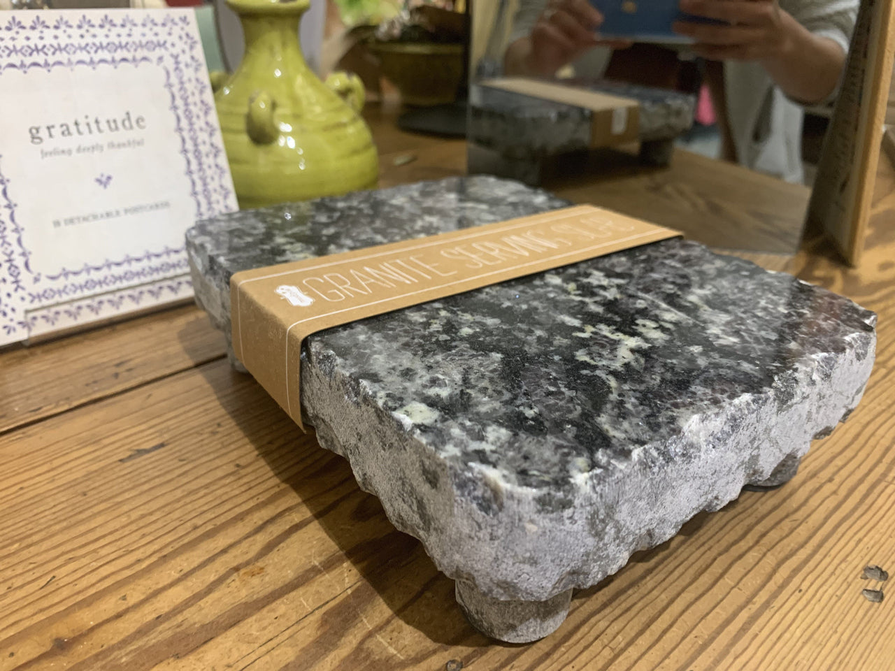 Granite Serving Slab Mud Pie Kitchen BLACK
