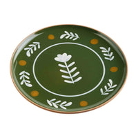 Thumbnail for Hand Painted Platter Mud Pie Tableware Green
