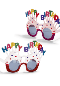 Thumbnail for Happy Birthday Glasses Two's Company party White