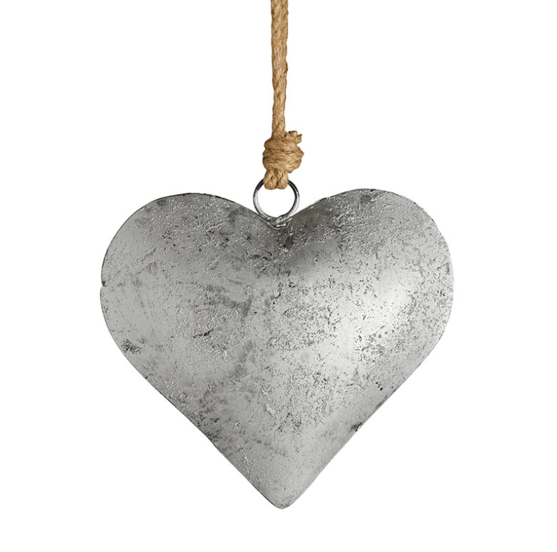 Heart Ornaments Creative Brands home decor Silver / Small