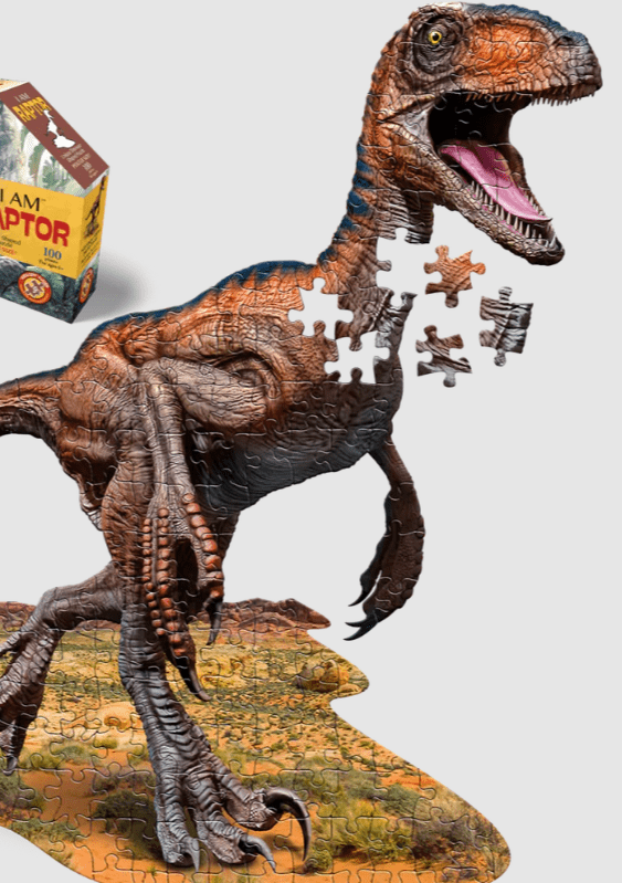 I Am Raptor 100 pc Puzzle Madd Capp Jigsaw Puzzles