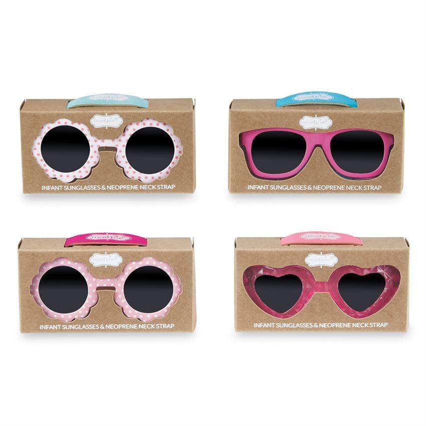 Infant Sunglasses - UV400 Protection Mud Pie EYE GLASSES Pink