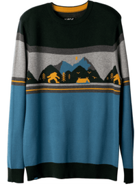 Thumbnail for KAVU | Highline Myth Mountain Men's Sweater Kavu Men's Clothing Medium