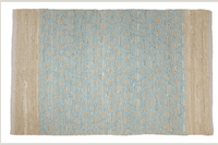 Thumbnail for Lattice Blue Occasional Rug Michaelian Home Rugs