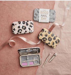 Leopard Manicure Set Mud Pie Nail Tools