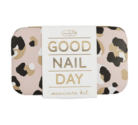 Thumbnail for Leopard Manicure Set Mud Pie Nail Tools Blush