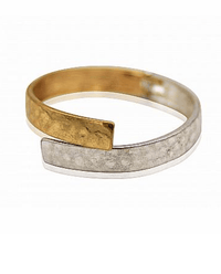 Thumbnail for Levi Gold and Silver Hinged Bracelet Meghan Browne Design Bracelets