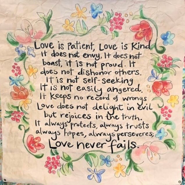 Love is Patient Wall Hanging Trade Cie LLC Artwork