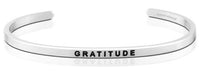 Thumbnail for MANTRABAND BRACELET/CUFF Mantraband Cuff Stainless Steel / Gratitude