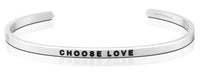 Thumbnail for MANTRABAND BRACELET/CUFF Mantraband Cuff Stainless Steel / Choose Love