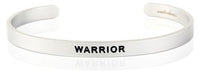 Thumbnail for MANTRABAND FOR MEN Mantra Band Cuff Matte Silver / WARRIOR