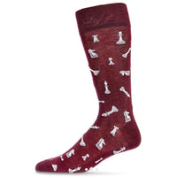 Thumbnail for Men's Patterned Socks | Checkmate Me Moi