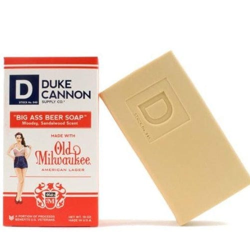 Men's Soap - Duke Cannon - Big Ass Beer Soap - Old Milwaukee American Lager Duke Cannon bath and body