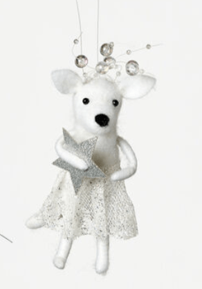 Mouse Fairy Stardust Felt Ornaments One Hundred 80 Degrees Christmas Ornament Star