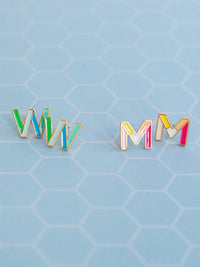 Thumbnail for Olivia Luxe Initial Earrings Mattie B's Gifts & Apparel