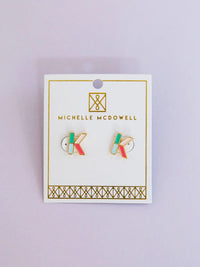Thumbnail for Olivia Luxe Initial Earrings Mattie B's Gifts & Apparel