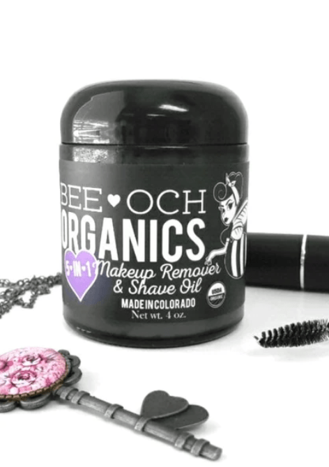 Organic Eye Makeup Remover and Shave Oil Bee-Och makeup
