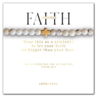 Thumbnail for PACK-Faith Over Fear Bracelets-Limited Edition(12 Bracelets) Lenny & Eva Howlite