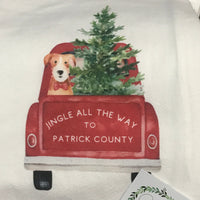 Thumbnail for Patrick County Christmas Tea Towel Southern Sisters Kitchen Towels
