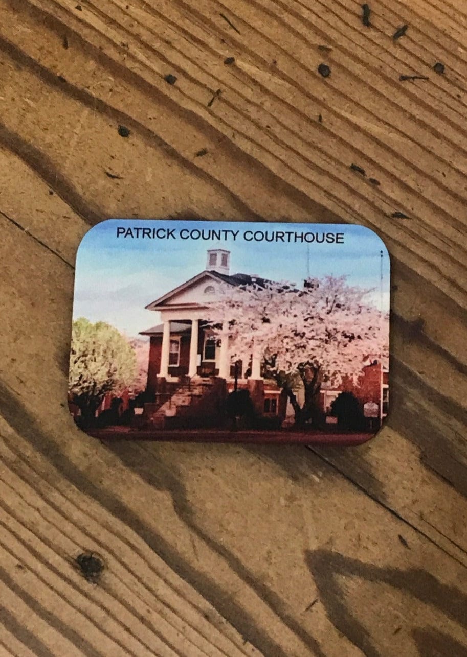 Patrick County Courthouse Magnet Customart LLC Refrigerator Magnets